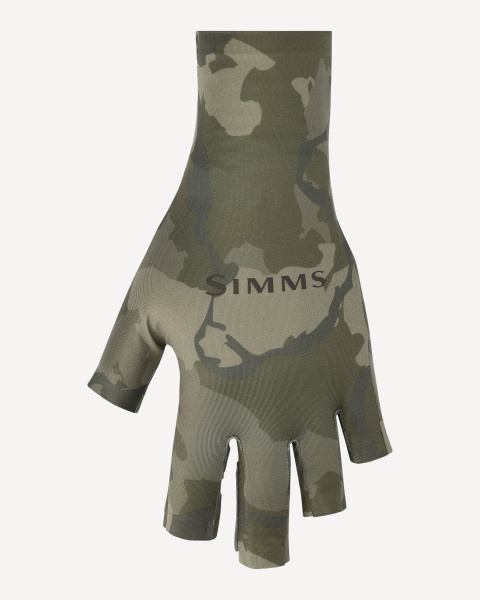 Перчатки Simms SolarFlex SunGlove (Мужской; L; Regiment Camo Olive Drab)
